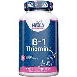 Витамины и минералы Haya Labs Vitamin B1 50 мг 100 таблеток
