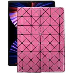 Чохол StatusCASE з екошкіри для планшету Apple iPad pro 11 2020, 2021, 2022 Рожевий ромб