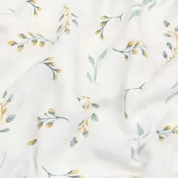 Простирадло Cosas на резинці фланель 80х160 pine branchlets cs1, м'ята (Flannel_BudYellowMint_80x160x20) - мініатюра 5