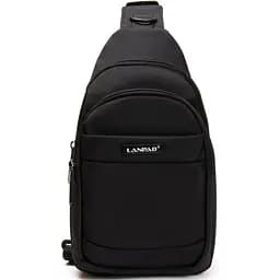 Сумка слинг Lanpad тканевая черный sum0028754