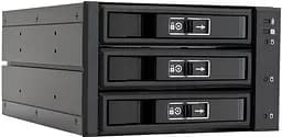 Бекплейн Chieftec CBP-2131SAS 2x5.25" -> 3x3.5" HDDs Hot-Swap Aluminium