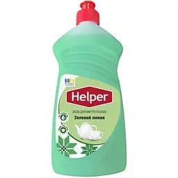 Засіб для миття посуду Helper Зелений лимон 500 мл