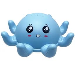 Детская игрушка для игры в ванне "Осьминог-Фонтан" 2020(Blue) синий