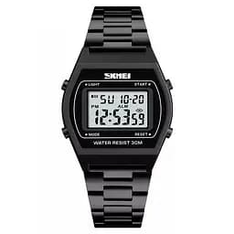 Наручний електронний ретро годинник Skmei 1328 Чорний