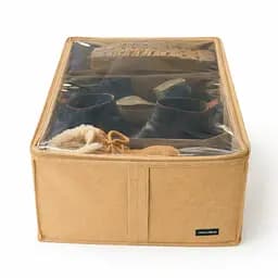 Органайзер  ORGANIZE  для зберігання демісезонного взуття до 44 розміру на 4 пари 48*34*20 см (беж)