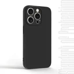 Чехол-накладка для смартфона Apple iPhone 15 Pro, противоударный, силиконовый, термополиуретановый (ТПУ), с защитой камеры и корпуса, черный, защита всего корпуса, ArmorStandart (ARM68247) - мініатюра 2