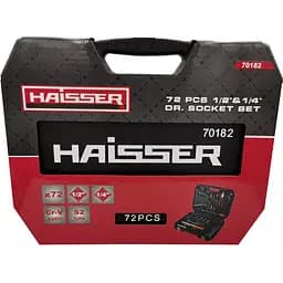 Набір інструментів Haisser професійний 1/2" та 1/4" 72 шт. (117782) - мініатюра 4