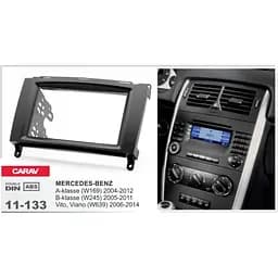 Перехідна рамка Mercedes-Benz Vito, Viano, Sprinter, W639, W169, W245 Carav 11-133 - мініатюра 4