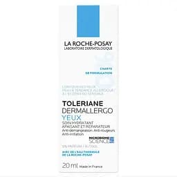 Крем-догляд для контуру очей La Roche-Posay Toleriane Dermallergo Eyes для гіперчутливої та схильної до алергії або атопії шкіри 20 мл  - мініатюра 4