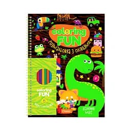 Набор для творчества COLORING FUN Бешеный микс, раскраска с карандашами