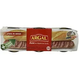 Паштет Argal Pate de Higado de Cerdo из свиной печени 249 г (3 шт. х 83 г)