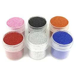 Набор глиттера для био-папки №1 Большой glitter-set-big-6x-1,6 цветов по 12 мл