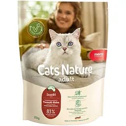 Сухой корм Mera Cats Nature Adult Insekt (Insekt) с насекомыми для взрослых кошек всех пород 2 кг 