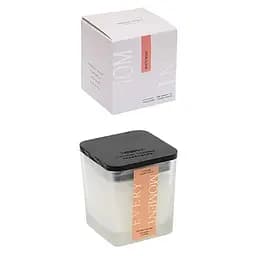 Ароматична свічка "Love home" Bambi AXW2027-2(White Musk) у скляному стакані з кришечкою