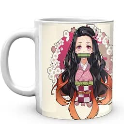 Кружка GeekLand Demon Slayer Рассекающий демонов клинок Незуко В цветах SL 02.444 330 мл белая