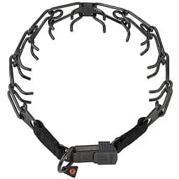 Суворий нашийник Sprenger Ultra-Plus ClicLock вороняна сталь 3,2 мм, 52 см