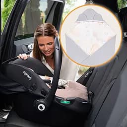 Ковдра для люльки Lionelo Travel Swaddle Blanket grey ballon (LO-TRAVEL SWADDLE BLANKET GREY BALLOON) - мініатюра 8