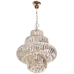 Люстра підвісна Brille кришталева з підсвічуванням LED E14 40W G (BCL-632S/8)