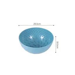 Посуд для собак WahoPet Миска для повільного годування 200 мл блакитна (2700000023679) - мініатюра 2