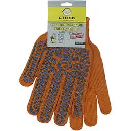 Перчатки Сталь 21103 оранжевые размер 10