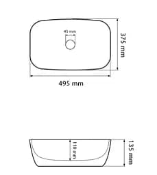 Умивальник VBI Olbia grey stone glossy накладний VBI-014302, Мрамор - мініатюра 3