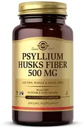 Натуральна добавка Solgar Psyllium Husks Fiber 500 mg, 200 вегакапсул