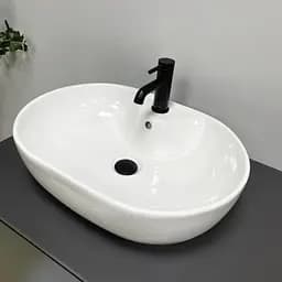 Умивальник VBI Liscia white накладний VBI-015505, Білий