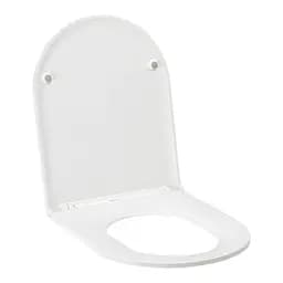 Унітаз підвісний Qtap Robin безобідковий з сидінням Slim Soft Close QT1333046ENRW, Білий - мініатюра 7