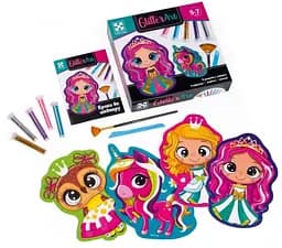 Набір для творчості Glitter Art Казкові принцеси, Vladi Toys, VT4501-10
