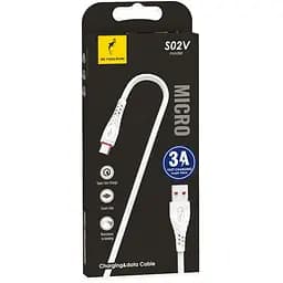 Кабель SkyDolphin S02V USB - micro USB (M/M), 1 м, White (SDUSB-000590) - мініатюра 2