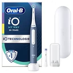 Електрична зубна щітка Oral-b Braun iO 4 My Way Blue + футляр