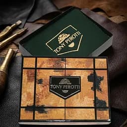 Чоловіче портмоне Tony Perotti Arno з натуральної шкіри crazy horse 533 (90393) Темно-синє - мініатюра 9