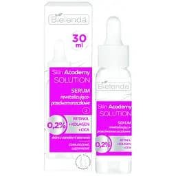 Сироватка для обличчя Bielenda Skin Academy Solution Відновлювальна проти зморщок 30 мл