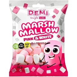 Маршмеллоу D.E.M.I Розовый и белый 30 г