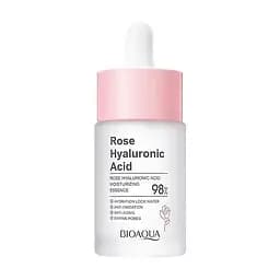 Есенція Bioaqua для обличчя з трояндою та гіалуроновою кислотою Rose Hyaluronic Acid Moisturizing Essence 30 мл