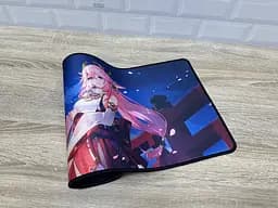 Великий килимок для мишки WorkPlaceShop Anime Геншин Імпакт Яе Міко та Сегун Райден 600 x 300 мм - мініатюра 3