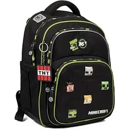 Напівкаркасний рюкзак Yes Minecraft колір чорний YES ЦБ-00254102