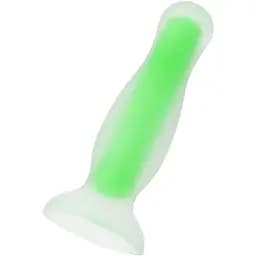 Анальная пробка Toyfa Mortimer Glow 12.5 см (зеленый)