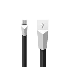 USB Cable Hoco X4 Zinc Alloy Rhombic MicroUSB Black 1.2m