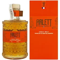 Віскі Arlett Single Malt Finition Fut de Pineau des Charentes 48% 0.7 л в подарунковій упаковці