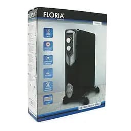 Масляний обігрівач Floria ZLN3659 2000 Вт, 3 режими 800/1200/2000Вт, Box - мініатюра 2