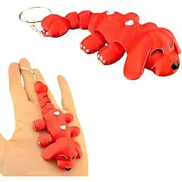 3D Игрушка Пёсик, брелок, 12 см, подвижный