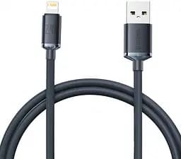 Кабель Baseus Crystal Shine Series Fast Charging Data Cable USB to iP 2.4A 1.2m Black