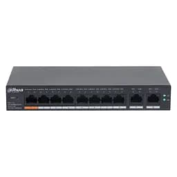 PoE-комутатор 10-портовий керований L2 Dahua DH-CS4010-8ET-60 з 8 портами PoE 60W (99-00023172) - мініатюра 2