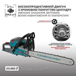 Пила бензинова Konner&Sohnen KS CS31G-20 KS (CS31G-20) - мініатюра 6