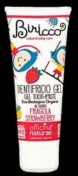 Дитяча органічна зубна паста Officina naturae, з полуничним смаком, 75 мл