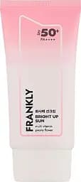 Крем сонцезахисний з вітамінами 50 мл Frankly Bright Up Sunscreen SPF 50+