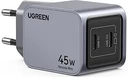 Зарядний пристрій Ugreen Wall Charger x707 2 виходи USB-C GaN 45 W (UGR-35008)