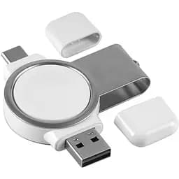 Беспроводное зарядное устройство Apple Magnetic for Apple Watch Type-C male USB male White