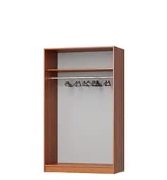 Шафа-купе дводверна MebelStar Уні AL ДСП/Дзеркало 120x60x210 см Антрацит (MBS-2612) - мініатюра 2